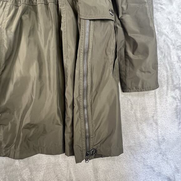 Laundry by Shelli Segal Coat Rainwear Camo Green SZ L - Picture 10 of 13